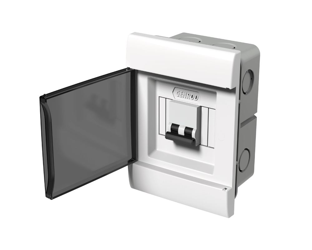 CAJA DE EMBUTIR P/ 4 MÓD. DIN PTA FUME