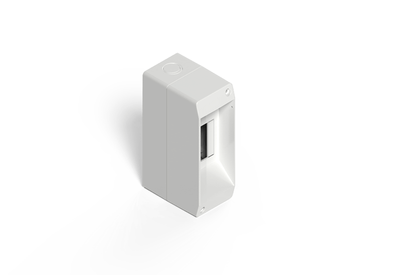 CAJA EXT. TM 2 BOCAS S/TAPA - BLANCA