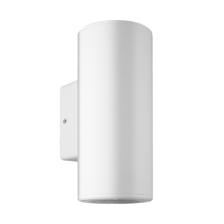 ARTEFACTO DE APLICAR EXTERIOR REDONDO, COLOR BLANCO, BIDIRECCIONAL, IP54, AC100240V, GU10, 9W MAX