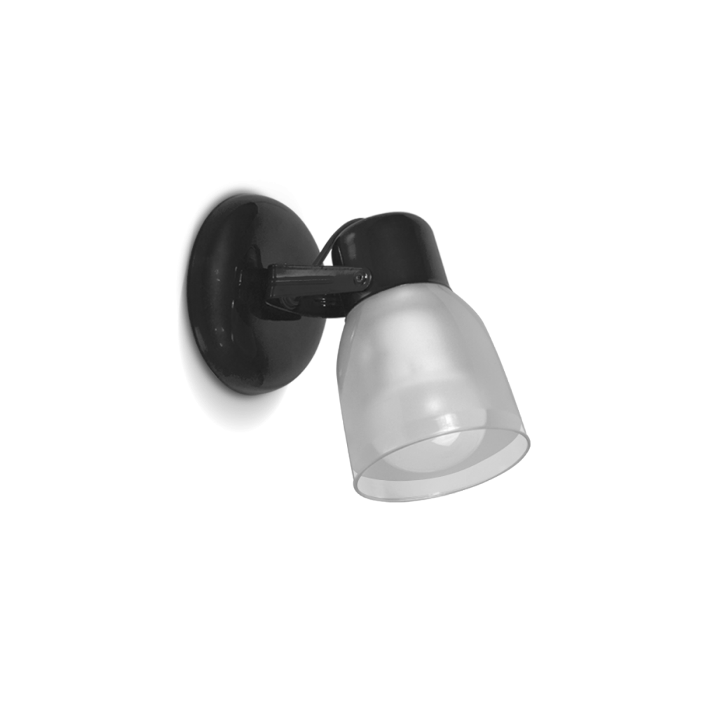 APLIQUE 1 LUZ BASE RED RADIO NG TUL POLICARBONATO