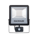 REFLECTOR LED CON SENSOR DE MOVIMIENTO MACROLED 50W AC100-240V CALIDO 3000K