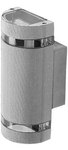 [40036-AL-N/ARTELUM] [DISCONT] APLIQUE UNIFOCAL "ECO".C/ZOC.GU10.ALUMIN