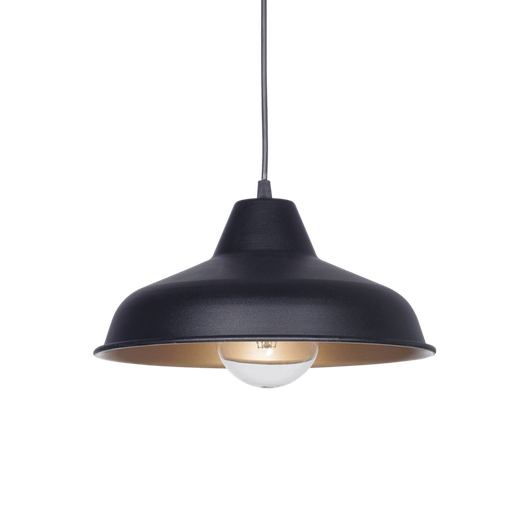 [7610-72/SJ] COLGANTE CHAPA CONO 1L PANT 31CM NGO INT ORO MATE