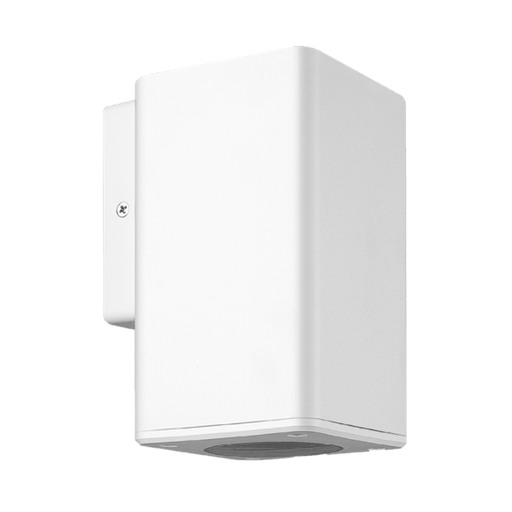 [AECB-X1/MACROLED] ARTEFACTO DE APLICAR EXTERIOR CUADRADO, COLOR BLANCO, UNIDIRECCIONAL, IP54, AC100240V, GU10, 9W MAX