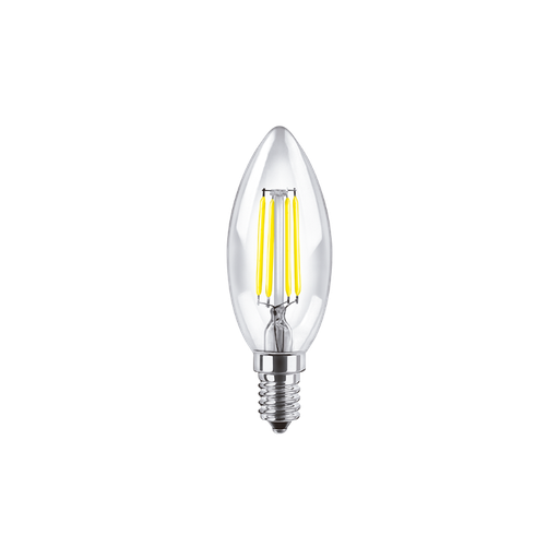 [BFC37-4WW/MACROLED] BULBO C37 FILAMENTO MACROLED 4W E14 AC180-265V CALIDO 2700K