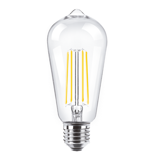 [DBFST19-8 WW/MACROLED] BULBO ST19 FILAMENTO MACROLED 8W E27 AC180-265V CALIDO 2700K DIMERIZABLE