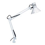 [1794/BL/CANDIL] LAMPARA DE ESCRITORIO TABLERO P/E27 BLANCO