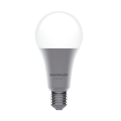 [SBT-A60-12W-RGB/MACROLED] BULBO SMART A60 12W - E27 AC100-240V - WIFI+BLUETOOTH - RGB+BLANCOS