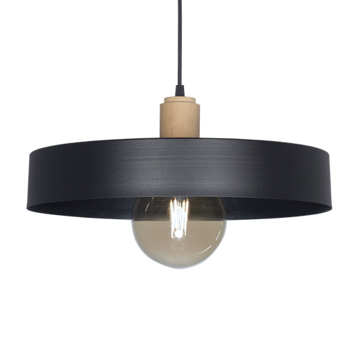 [M3003-02] [M3003-02] COLGANTE CHAPA 1L PANT. 40CM NG CON DETALLE EN MADERA